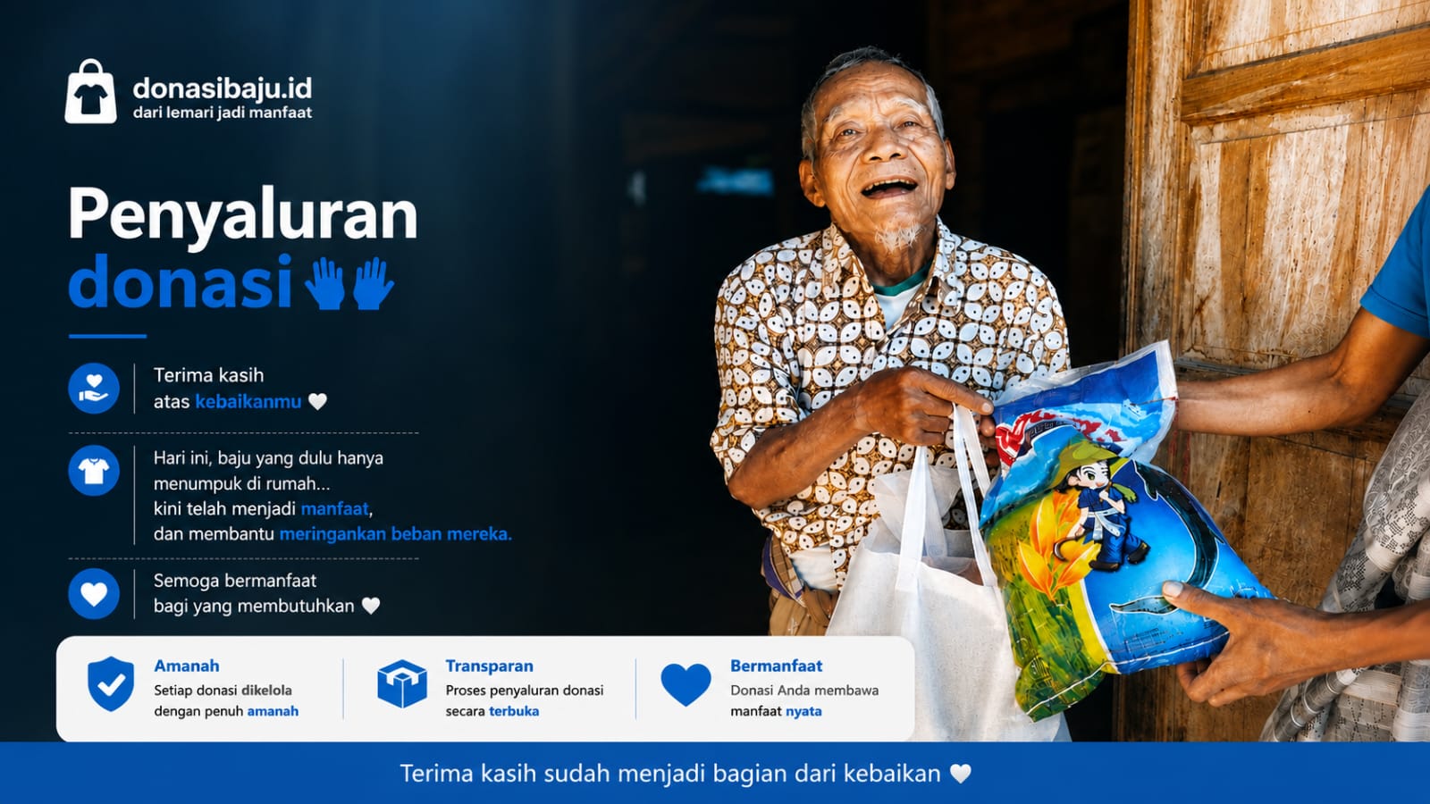 penyaluran sembako lansia