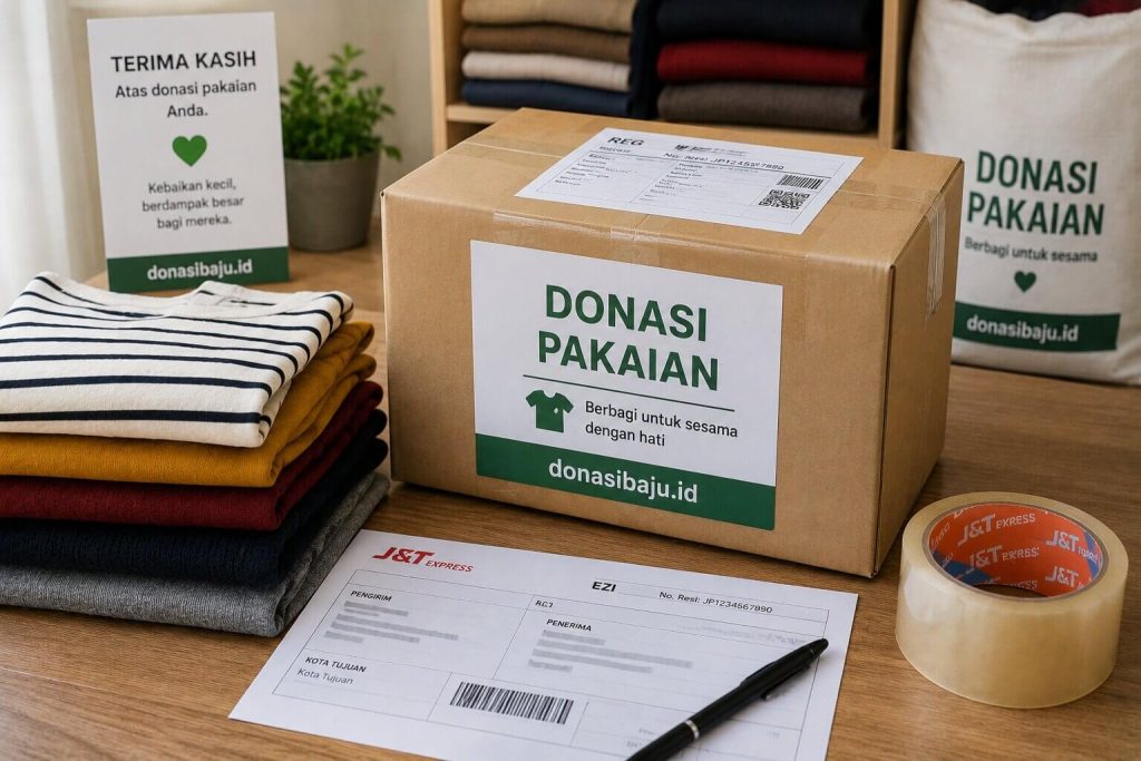 beberapa tempat penyaluran pakaian layak pakai